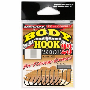 カツイチ DECOY ボディーフック ワーム23 BODY HOOK WORM23 ワームフック　針 