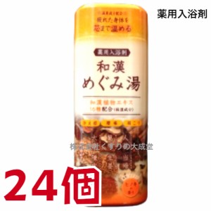 和漢めぐみ湯 ヒノキの香り 500g 24個 薬用入浴剤 医薬部外品 富山めぐみ製薬