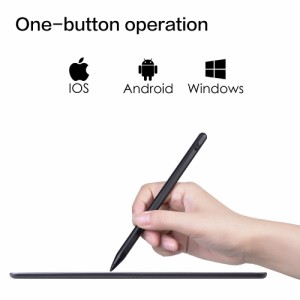 スタイラスペン iOS iPad 2018以降/Android/Windows 3OS通用 ペンシル タッチペン スタイラスペン デジタルペン 極細 Pencil ペン 絵描き