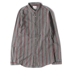 Paul Smith ポールスミス シャツ オーバー ストライプ ボタン シャツ ブラック レッド M 【メンズ】【中古】【美品】【K2583】の通販はau PAY マーケット - ブランド