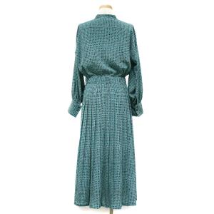 誠実 未使用 Tomorrowland スカラドットプリントノーカラーシャツワンピース ロングワンピース Labelians Fr