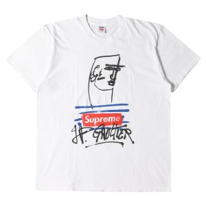 Supreme シュプリーム Tシャツ Jean Paul Gaultier グラフィック BOXロゴ Tシャツ Tee 19SS ホワイト