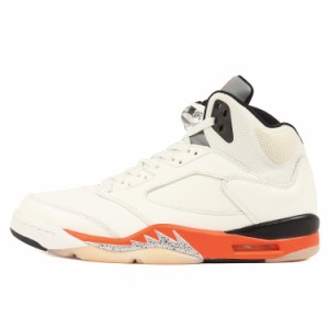 NIKE ナイキ AIR JORDAN 5 RETRO ORANGE BLAZE DC1060-100 スニーカー シューズ 靴 セイル オレンジブレイズ シンプル カジュアル ブラン