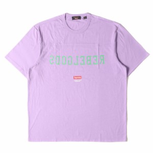 Supreme シュプリーム Tシャツ サイズ:L UNDERCOVER アンダーカバー 反転ロゴ フットボール トップ Football Top 23SS ライトバイオレッ