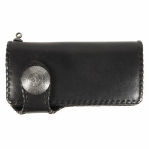 BACK BONE バックボーン コンチョ レザー ロング ウォレット CONCHO WALLET 財布 ブラック 黒 シンプル ブランド カジュアル【メンズ】【