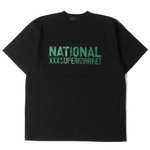 GOD SELECTION XXX ゴッド・セレクション・トリプルエックス Tシャツ サイズ:M 22SS ナショナル麻布 パロディーロゴ ヘビー クルーネック