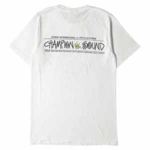 STUSSY ステューシー Tシャツ サイズ:S Patta パタ コラボロゴ クルーネック 19AW ホワイト 白 トップス カットソー 半袖 【メンズ】【中