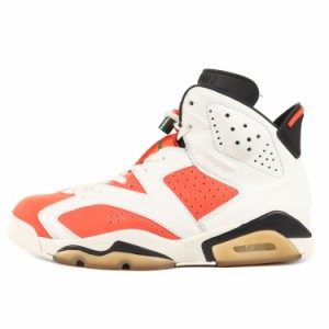 NIKE ナイキ スニーカー サイズ:27.0cm AIR JORDAN 6 RETRO GATORADE 384664-145 サミットホワイト ブラック チームオレンジ US9 シュー