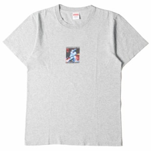 Supreme シュプリーム Tシャツ サイズ:S バーチャル・ウォーズ クルーネック Cyber Tee 17SS ヘザーグレー トップス カットソー 半袖 【