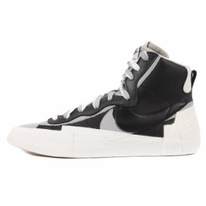 Sacai サカイ NIKE BLAZER MID / SACAI (BV0072-002) 19AW ナイキ ブレザーミッド ブラック ウルフグレー サイズ：US11 29.0cm スニーカ