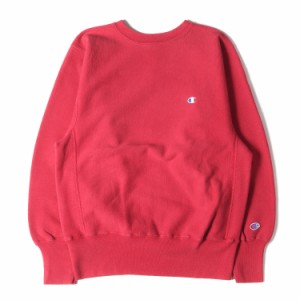 Champion vintage チャンピオン ヴィンテージ 90s 刺繍タグ 目付き リバースウィーブ スウェット USA製 レッド M トップス トレーナー ア