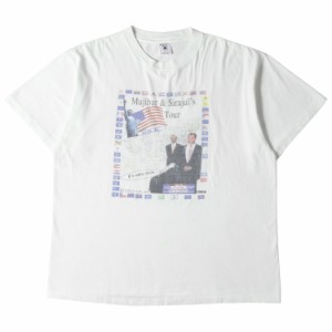 90s Mujibur & Sirajul USA Tour フォト クルーネック Tシャツ 90年代 USA製 DELTA デルタ ホワイト 白 XL 90s-00s ヴィンテージ 古着 Vi