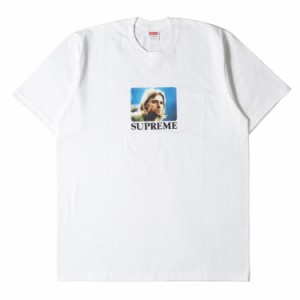 Supreme シュプリーム Tシャツ サイズ:L 23SS Kurt Cobain カート・コバーン フォト クルーネック 半袖 Tシャツ Kurt Cobain Tee ホワイ