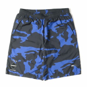 F.C.Real Bristol エフシーレアルブリストル パンツ サイズ:M カモフラージュ 柄 プラクティス ショーツ TEAM PRACTICE SHORTS 18AW ブル