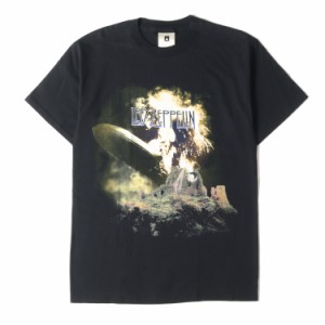 Vintage Rock Item ヴィンテージロック 90s Led Zeppelin A NEW DAY WILL DAWN クルーネック 半袖 Tシャツ WINTERLANDボディ ブラック M 