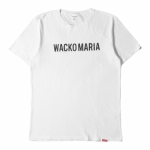 WACKO MARIA ワコマリア Tシャツ サイズ:XXL ブランドロゴ ヘビー クルーネック 半袖 Tシャツ HEAVY WEIGHT CREW NECK T-SHIRT ホワイト 