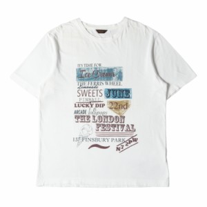 Paul Smith ポールスミス Tシャツ サイズ:XL ロゴ グラフィック クルーネック 半袖 Tシャツ 184320 299Z COLLECTION ホワイト 白 トップ