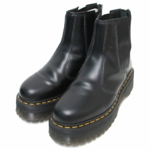 Dr.Martens ドクターマーチン Ys ワイズ コラボ ブーツ シューズ 靴 ブラック 黒 UK6(25.0cm) チェルシーブーツ サイドゴア プラットフォ