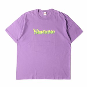 Supreme シュプリーム Tシャツ サイズ:XL 21AW Shrek シュレック ロゴ クルーネック 半袖 Tシャツ Shrek Tee パープル トップス カットソ