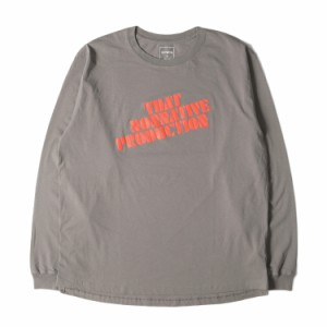 NONNATIVE ノンネイティブ Tシャツ サイズ:2 22W/23S ブランドロゴ クルーネック ロングスリーブ Tシャツ DWELLER L/S TEE BROOKLYN セメ