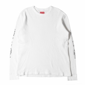 SUPREME Tシャツ ロンT カットソー 長袖 クルーネック 無地 L 黒