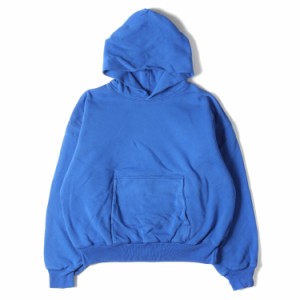 YEEZY イージー パーカー サイズ:L GAP コラボ ダブルレイヤー スウェットパーカー DOUBLE LAYER P 21AW ブルー 青 トップス カットソー 