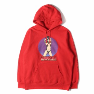 Supreme シュプリーム パーカー サイズ:XL Vampirella ヴァンピレラ コラボ スウェット パーカー Hooded Sweatshirt 17SS  レッド 赤 ト