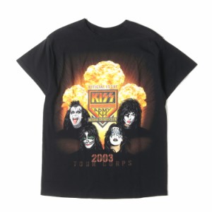 Vintage Rock Item ヴィンテージロックアイテム Tシャツ サイズ：M KISS キッス 2003 TOUR CORPS ツアー ARMY ACCESS TICKET CLUB 00s ブ