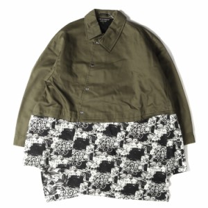 COMME des GARCONS コムデギャルソン ジャケット サイズ:M 22SS ねじれ フラワー 切替 ツイル コーチ ジャケット コート PI-C006 捻じれ 