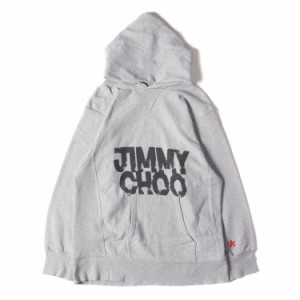 JIMMY CHOO ジミーチュウ パーカー サイズ:M ERIC HAZE 小木 POGGY 基史 ロゴ プリント スウェット パーカー / フーディ プルオーバー 21