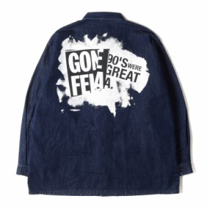 WTAPS ダブルタップス シャツ サイズ:XL 23SS グラフィック プリント デニム ジャングル シャツ ジャケット JMOD / LS / COTTON. DENIM. 