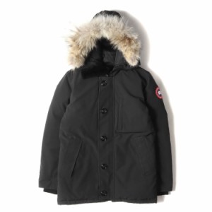 CANADA GOOSE カナダグース ダウン ジャケット サイズ:S ファーフード ポリコットン ダウン コート JASPER PARKA 3438JM ジャスパー パー