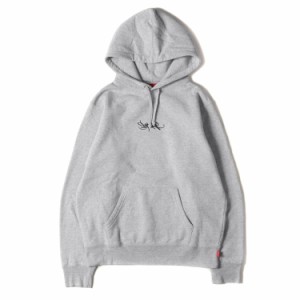 Supreme シュプリーム パーカー サイズ:S 19SS タグロゴ 刺繍 スウェット パーカー Tag Logo Hooded Sweatshirt ヘザーグレー トップス 