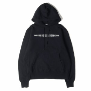 MINEDENIM マインデニム パーカー サイズ:L 20AW レタードプリント フーディー Lettered Print Hoodie 2011-6001-99 トップス スウェット