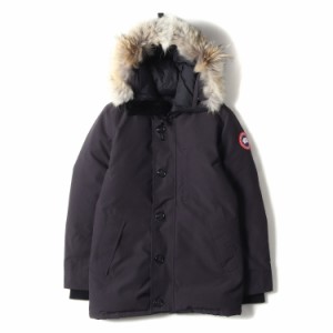 CANADA GOOSE カナダグース ダウン ジャケット サイズ:S ファーフード ポリコットン ダウン コート JASPER PARKA 3438JM ジャスパー パー