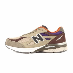 NEW BALANCE ニューバランス サイズ:28.5cm 23SS M990 BT3 MADE IN USA カーキ パープル ブラウン US10.5 D アメリカ製 ローカット スニ