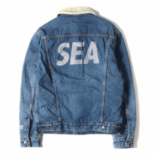 MINEDENIM マインデニム ジャケット サイズ:1 20AW WIND AND SEA ウィンダンシー ウォッシュ加工 デニム ボア ランチジャケット Denim Bo