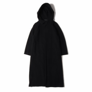 Yohji Yamamoto(Ys) ヨウジヤマモト コート サイズ:4 ウール カシミア フーデッド ロング コート YN-C11-193 ワイズ ブラック 黒 日本製 