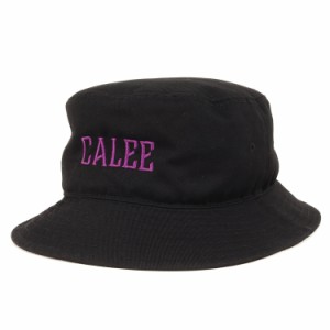 CALEE キャリー ハット サイズ:L 22SS ロゴ 刺繍 ツイル バケット ハット Twill calee logo bucket hat ブラック 黒 帽子 【メンズ】【中