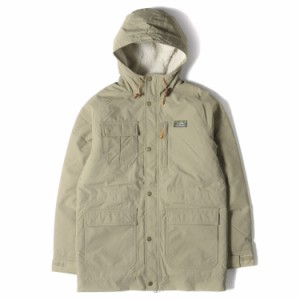 L.L.Bean エルエルビーン ジャケット サイズ:S 山タグ復刻 裏ボア ナイロン マウンテンパーカー ベージュ アウター コート ブルゾン【メ