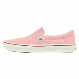 COMME des GARCONS HOMME コム デ ギャルソン オム サイズ:28.0cm 13SS VANS SLIP ON ストライプ バンズ スリッポン レッド US10 ローカ