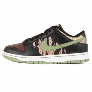 NIKE ナイキ サイズ:27.0cm DUNK LOW SE MULTI CAMO (DH0957-001) ダンク ロー マルチカモ 迷彩 ブラック オイルグリーン US9 ローカット