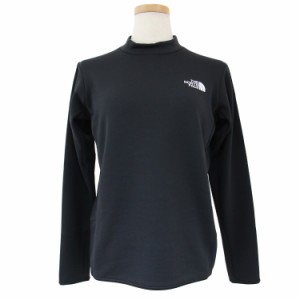 THE NORTH FACE ノースフェイス カットソー Tシャツ ブラック 黒 サイズ:M 長袖 ハイネック 裏起毛 オルタイムホットクルー ストレッチ 