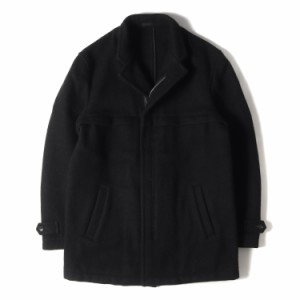 COMME des GARCONS コムデギャルソン 99AW ショートカラー ウール ナイロン メルトン 縮絨 ダブルジップ ジャケット アウター ブルゾン 