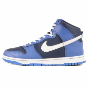 NIKE ナイキ サイズ:28.0cm DUNK HI RETRO (DJ6189-400) ダンク ハイ レトロ ミディアムブルー ホワイト US10 ハイカット スニーカー シ