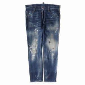 DSQUARED2 ディースクエアード パンツ サイズ:48 ヴィンテージ加工 ストレッチ スケーター デニム パンツ Skater Jean S71LB0265 テーパ