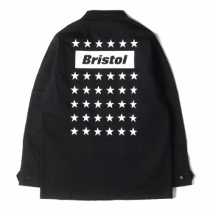 F.C.Real Bristol エフシーレアルブリストル ジャケット サイズ:L バックスター ストレッチコットン シャツジャケット 36 STAR SUPPORTER