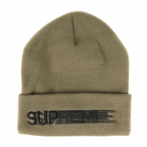 Supreme シュプリーム ビーニー 23SS Motion Logo Beanie モーションロゴ ビーニー トープ 帽子 ニットキャップ【メンズ】【中古】【美品