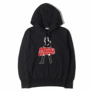 HYSTERIC GLAMOUR ヒステリックグラマー パーカー サイズ:S 21AW VIXEN GIRL オーバー サイズ スウェットパーカー トップス フーディー 