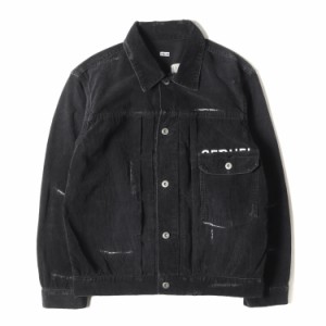 SEQUEL シークエル ジャケット サイズ:S 22AW fragment design フラグメント デザイン ダメージリペア加工 1stタイプ コーデュロイ ジャ